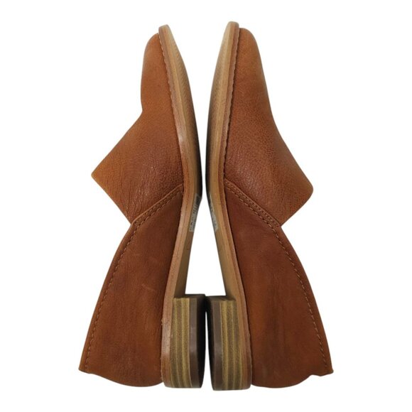 Clarks Pure Easy Leather Loafer Womens Size 6M Slip On Comfort Shoes Tan - Picture 11 of 16